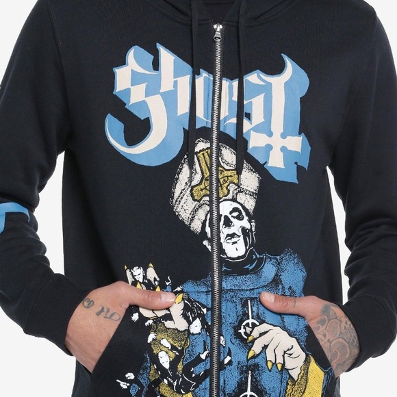 Unisex Ghost Handful Of Demons Hoodie Jacket Hot Topic - Picture 2 of 4